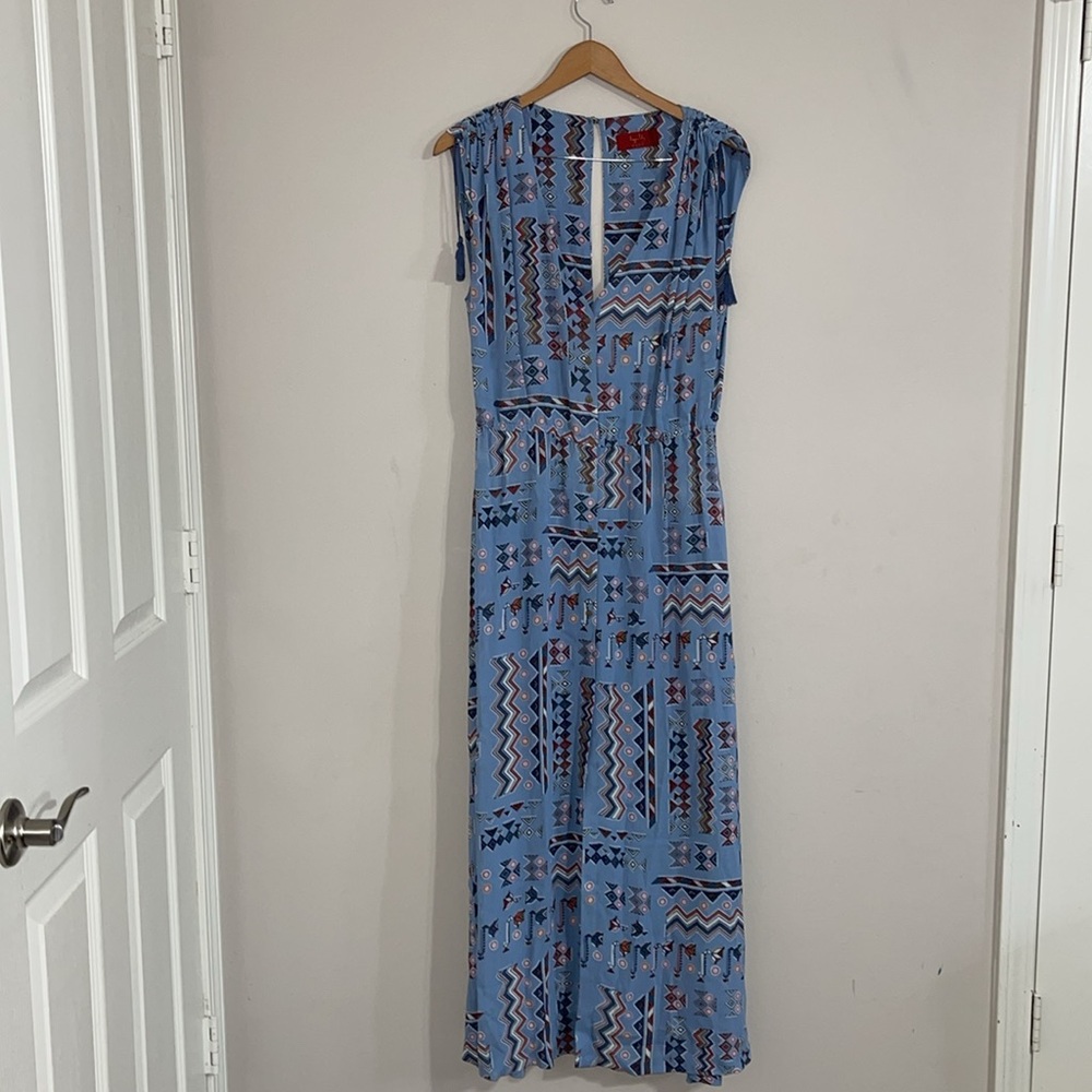 Tigerlily Blue Patterned Maxi Dress